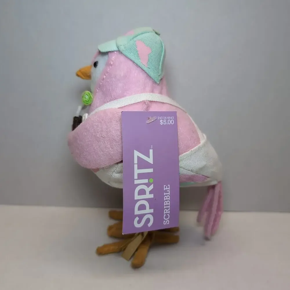 Target Spritz Featherly Friends Easter 2025 Scribbles Pink Bird Spring Decor
